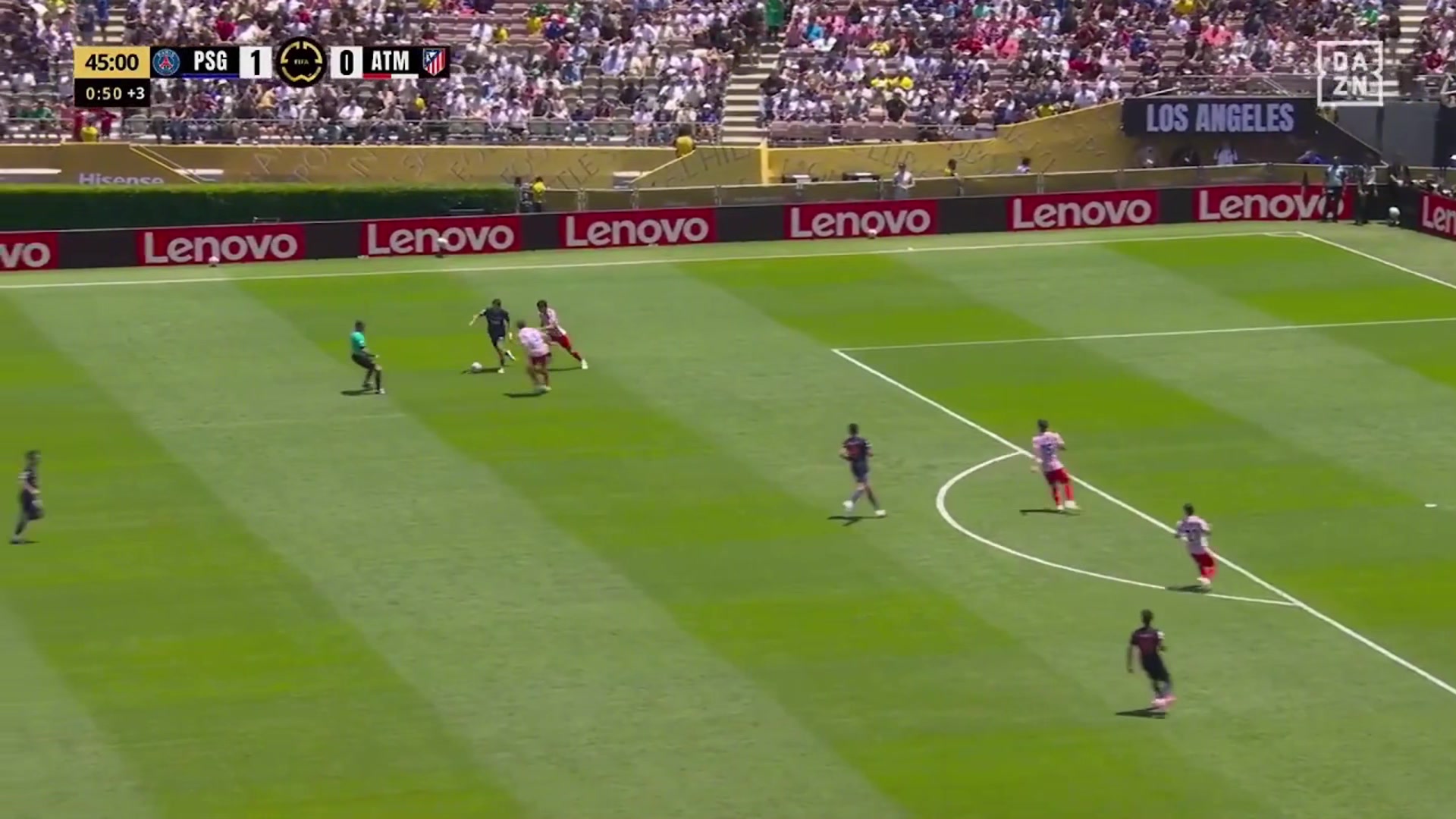 太輕松了巴黎反擊K77分球維蒂尼亞面對(duì)包夾巧射破門