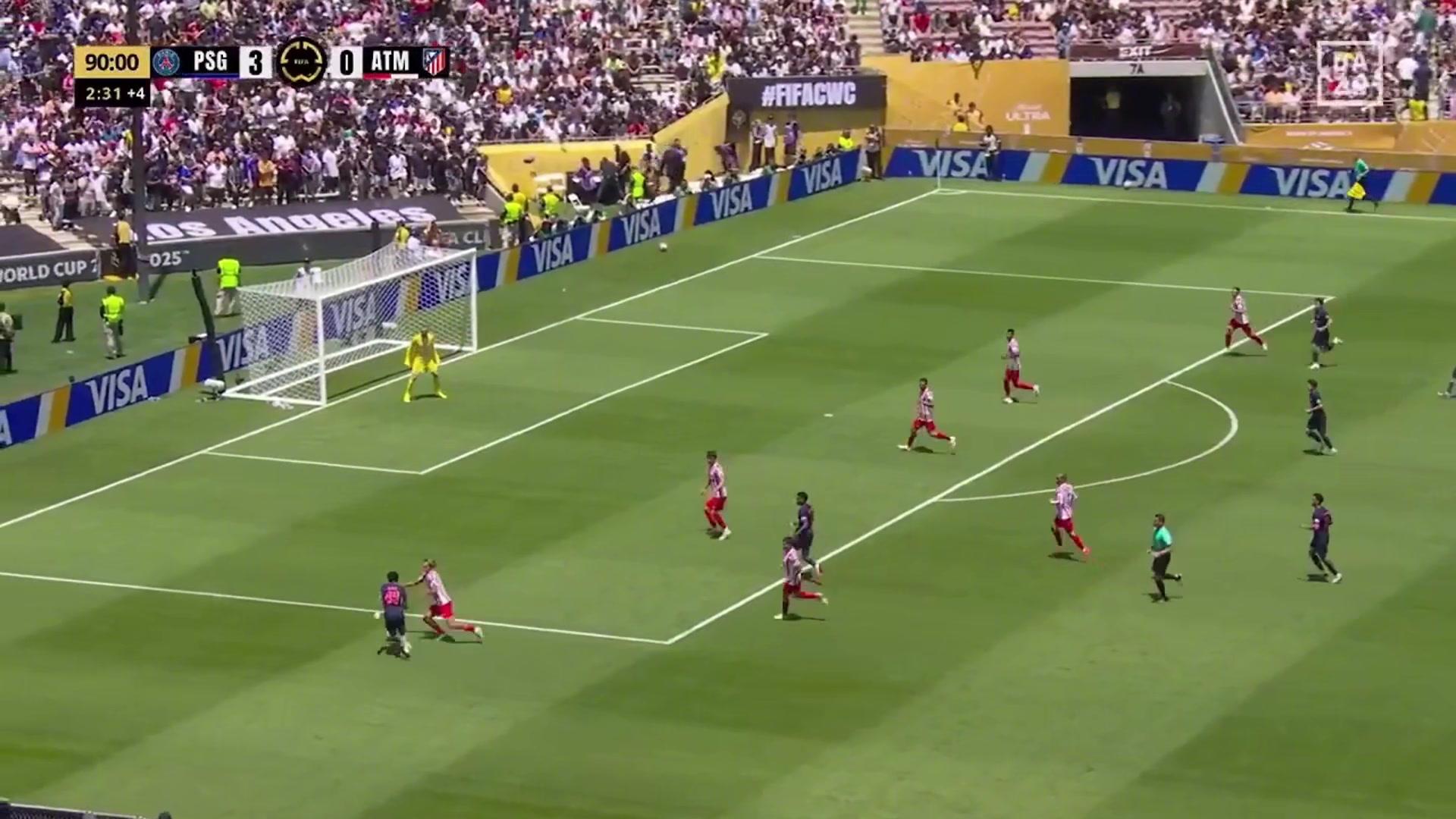 巴黎4-0馬競(jìng)勒諾爾芒手球送點(diǎn)李剛?cè)手髁P命中