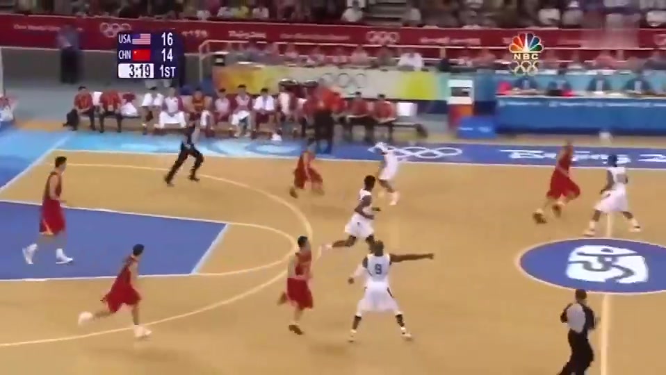 中國男籃何時能再有這樣名場面08奧運陳江華晃過科比一條龍上籃