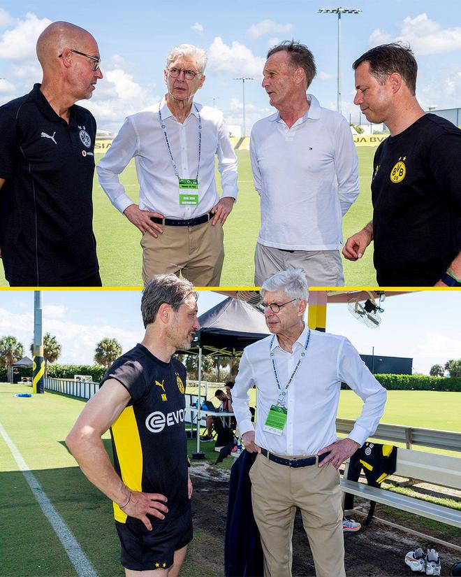 溫格與德足協(xié)主席訪多特蒙德營，對決馬梅洛迪日落前