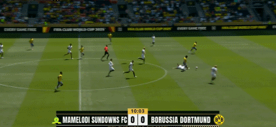 半場多特3-1，小貝林開張，吉拉西、恩梅加進(jìn)球。