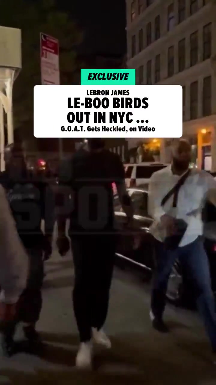 詹姆斯在紐約街頭遭到球迷貼臉輸出你永遠(yuǎn)比不了喬丹