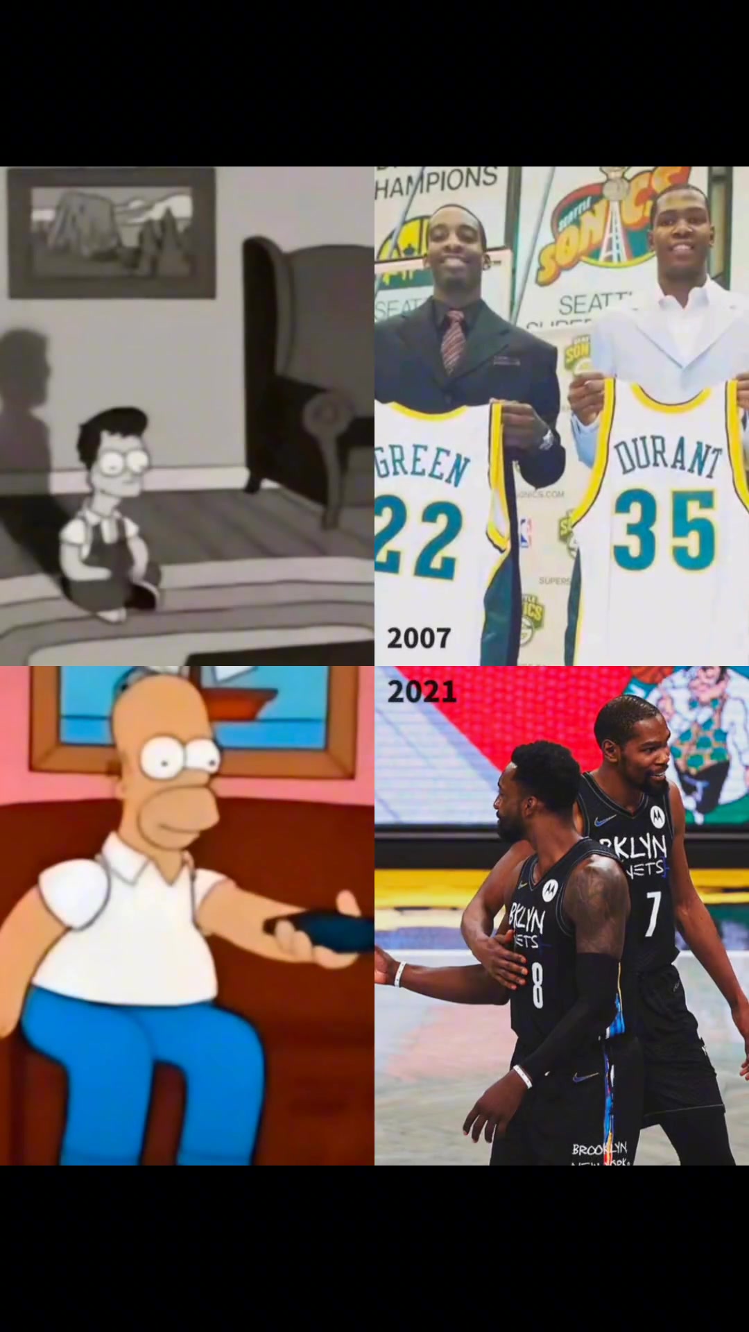 從西雅圖到雷霆再到籃網(wǎng)今天杜蘭特和杰夫-格林火箭再聚首