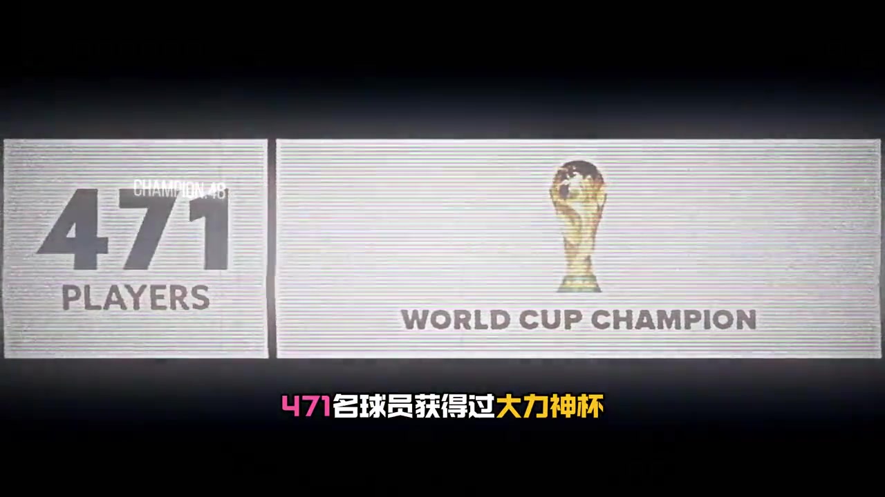 471人拿過世界杯80人拿過世界杯歐冠但這些僅梅西1人做到