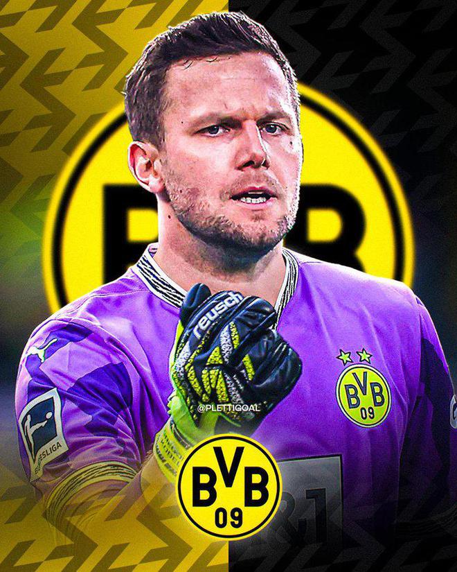 德媒：多特蒙德簽德魯維斯為替補門將，兩年合約。