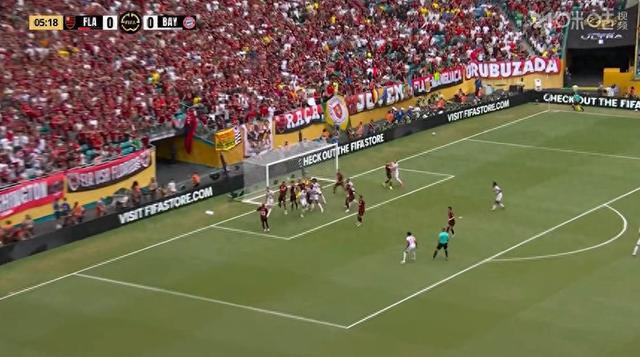 拜仁6分鐘領先，基米希角球助攻，普爾加烏龍！