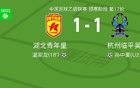 湖北青年星1-1臨平吳越，溫破僵局，孫扳平比分