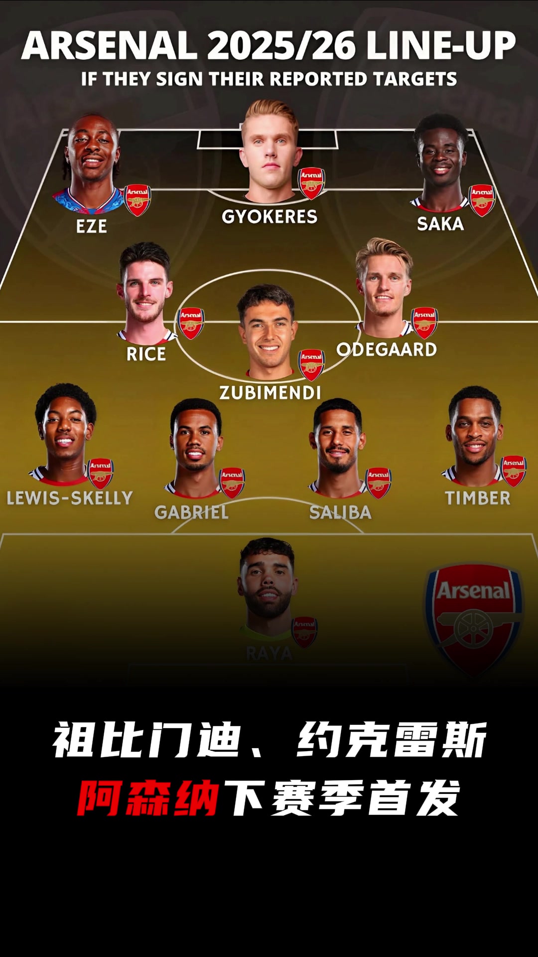 有機(jī)會(huì)爭(zhēng)英超冠軍嗎外網(wǎng)列阿森納下賽季首發(fā)