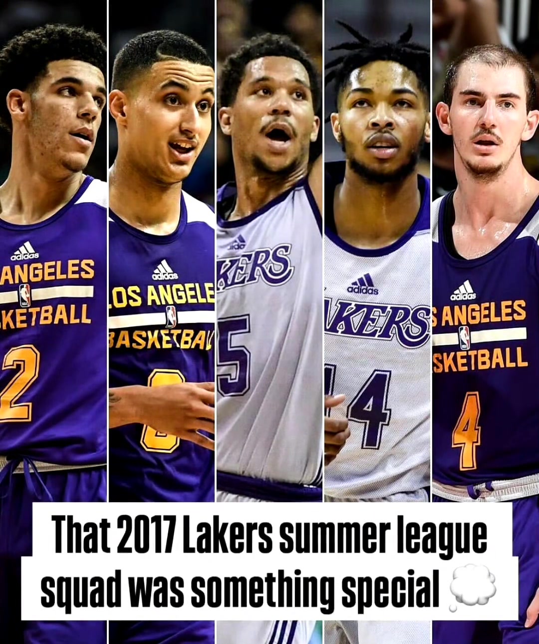 懷念嗎湖人17年夏季聯(lián)賽首發(fā)陣容