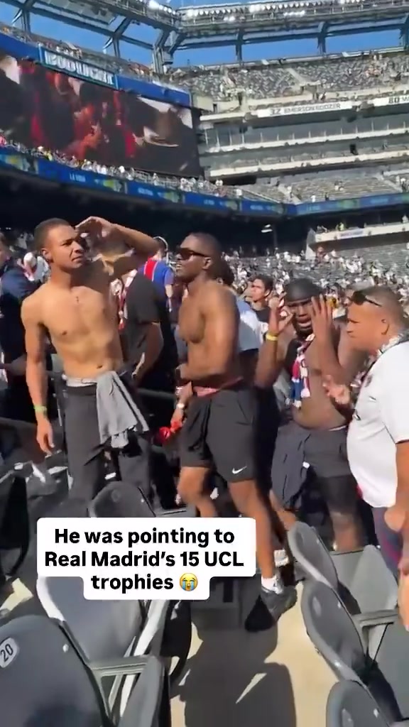 巴黎球迷問姆巴佩在哪呢皇馬球迷回應我們有15座歐冠