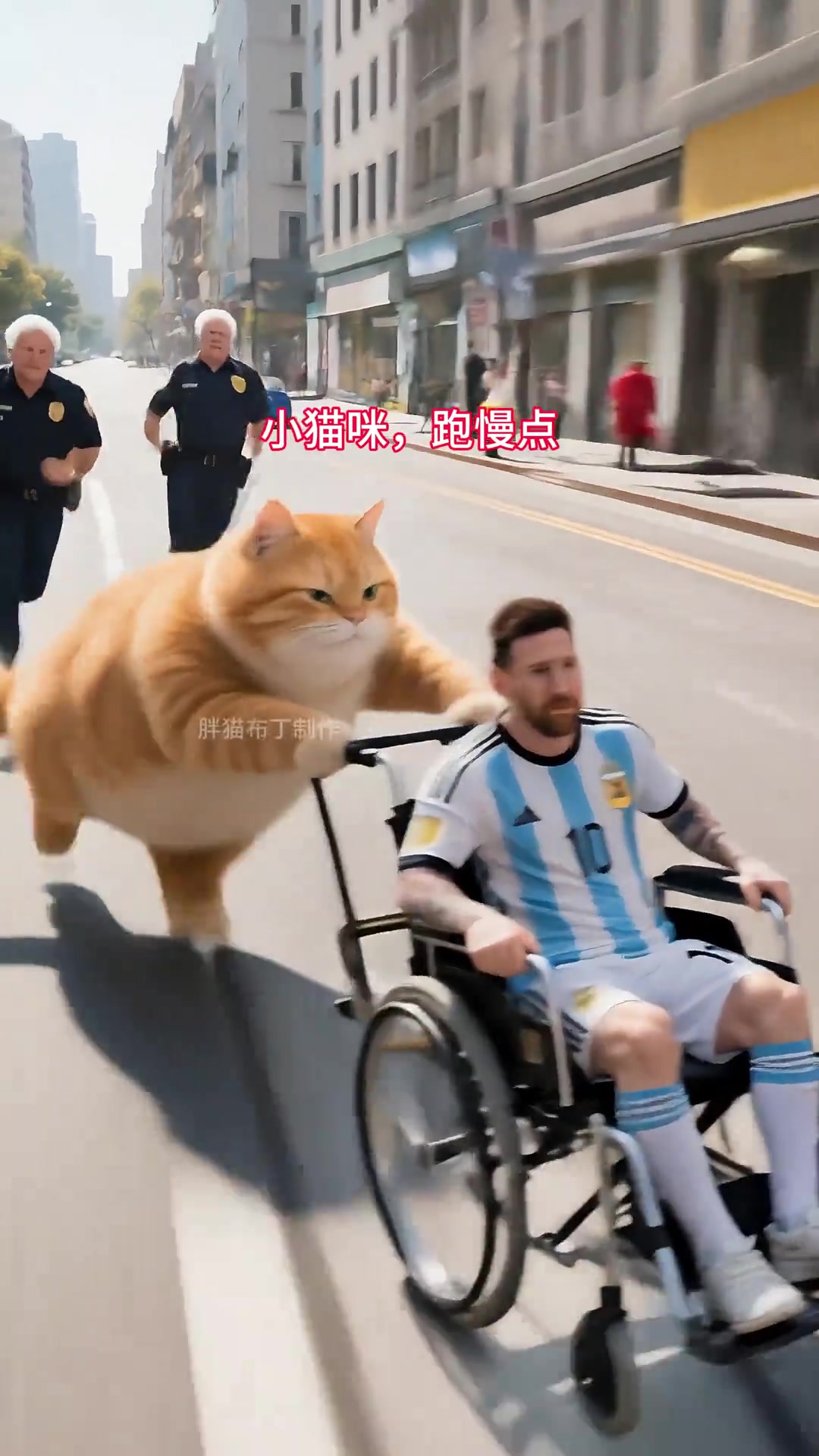 梅西今天來(lái)胖橘家里做客