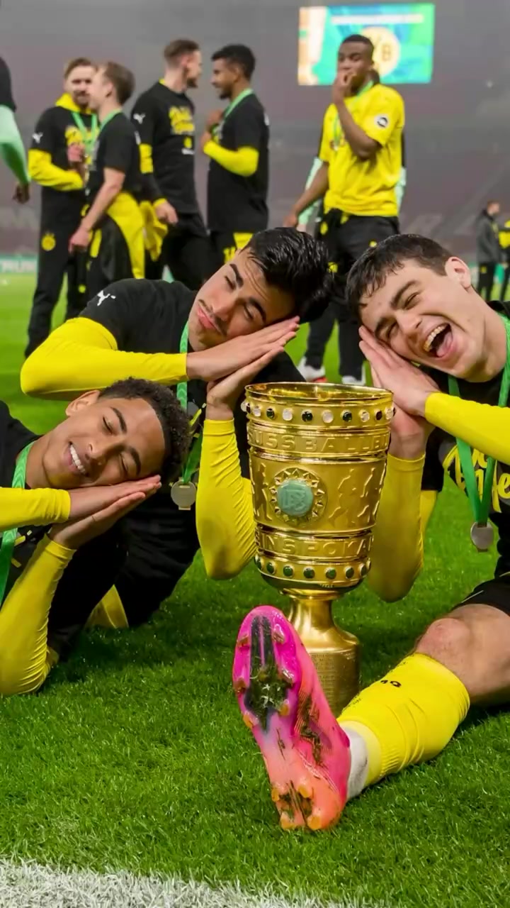 桑喬哈蘭德大顯身手簡單回顧一下21年的德國杯決賽