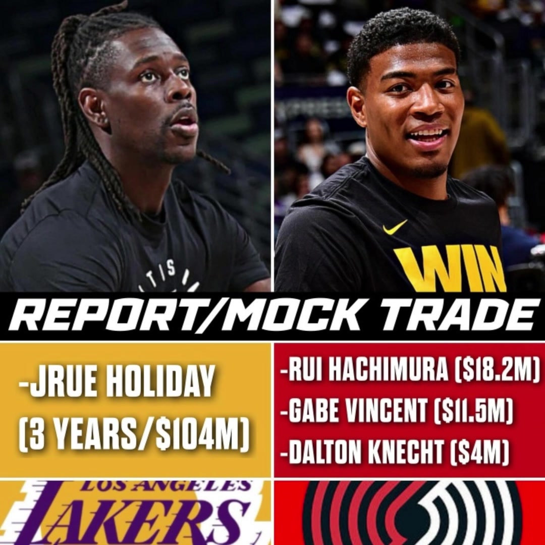 2冠后衛(wèi)加盟湖人美媒模擬交易方案湖人送出八村等三人得到霍勒迪