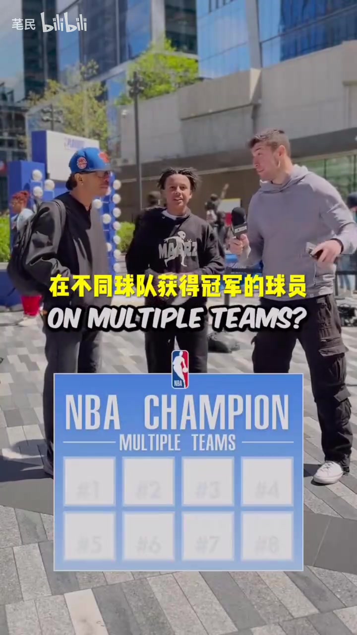 太簡單了街頭采訪說出8個在不同球隊獲得冠軍的球員