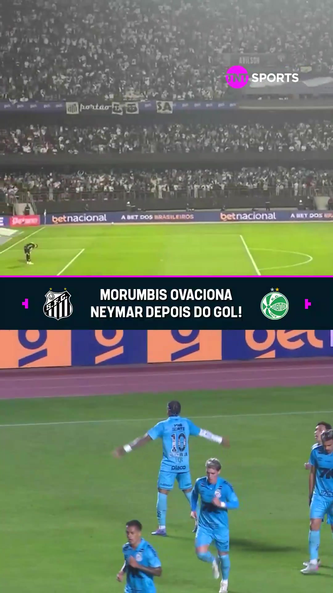 內(nèi)馬爾梅開二度整個球場都在高呼內(nèi)馬爾的名字