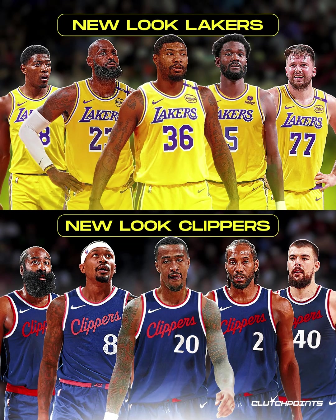 休賽期引援后的湖人vs快船在季后賽大戰(zhàn)七場誰會贏