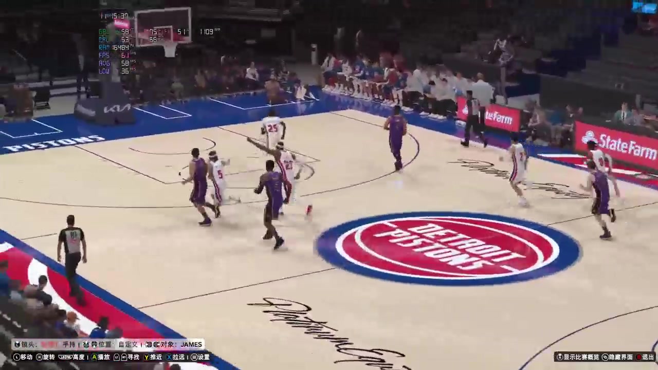 寫實(shí)還是硬黑網(wǎng)友2K中操縱詹姆斯被對(duì)手得分后瘋狂攤手
