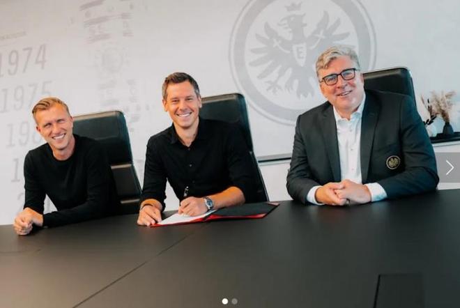 法蘭克福續(xù)約哈敦至2028年，歐戰(zhàn)球隊(duì)總監(jiān)任職期長(zhǎng)