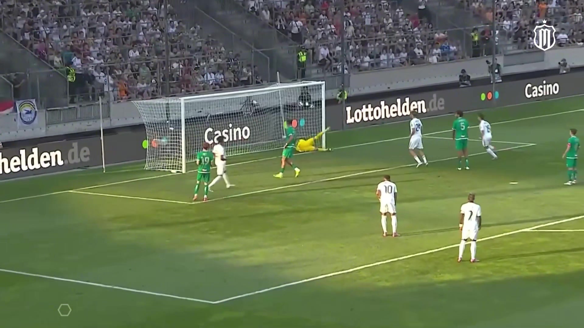 皇馬領(lǐng)先迪亞斯精準(zhǔn)傳中米利唐頭球吊射破門