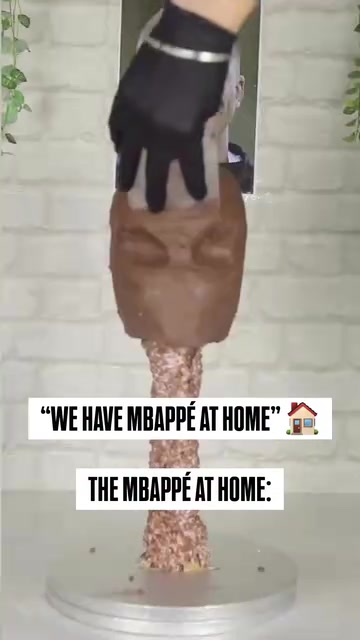 這蛋糕得值多少錢姆巴佩形狀蛋糕的制作過程