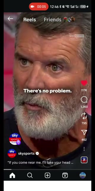 羅伊基恩銳評巴因德爾太軟了他應(yīng)該擁有絕對制空權(quán)而不是抱怨