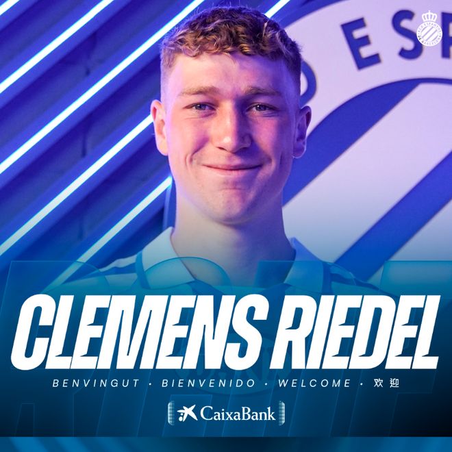 西班牙人簽約達(dá)姆施塔特后衛(wèi)雷達(dá)爾，轉(zhuǎn)會(huì)費(fèi)200萬(wàn)歐。