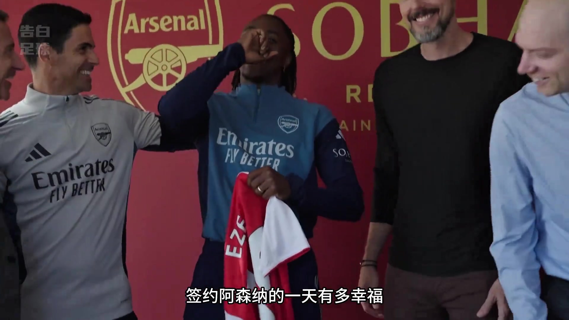 埃澤簽約阿森納的一天這是少年圓夢(mèng)的故事