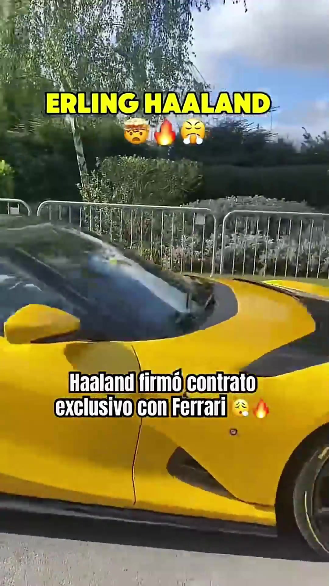 5天工資哈蘭德駕駛?cè)聝r(jià)值35萬鎊法拉利來訓(xùn)練他已有多輛