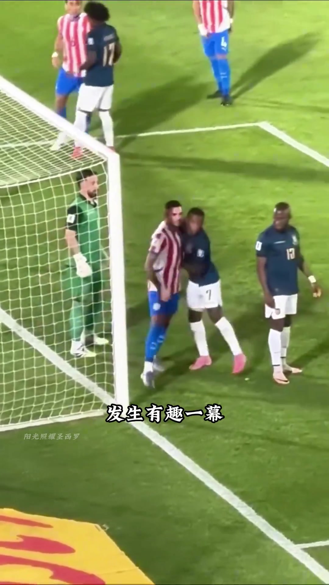 一個真敢揪一個真敢演巴拉圭對陣厄瓜多爾上演有趣一幕