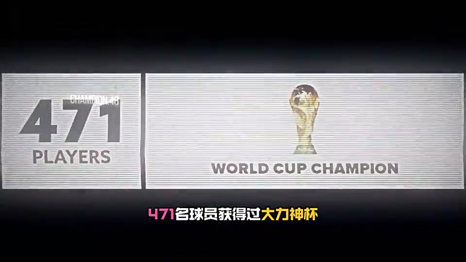 471人拿過(guò)世界杯80人拿過(guò)世界杯歐冠但這些僅梅西1人做到
