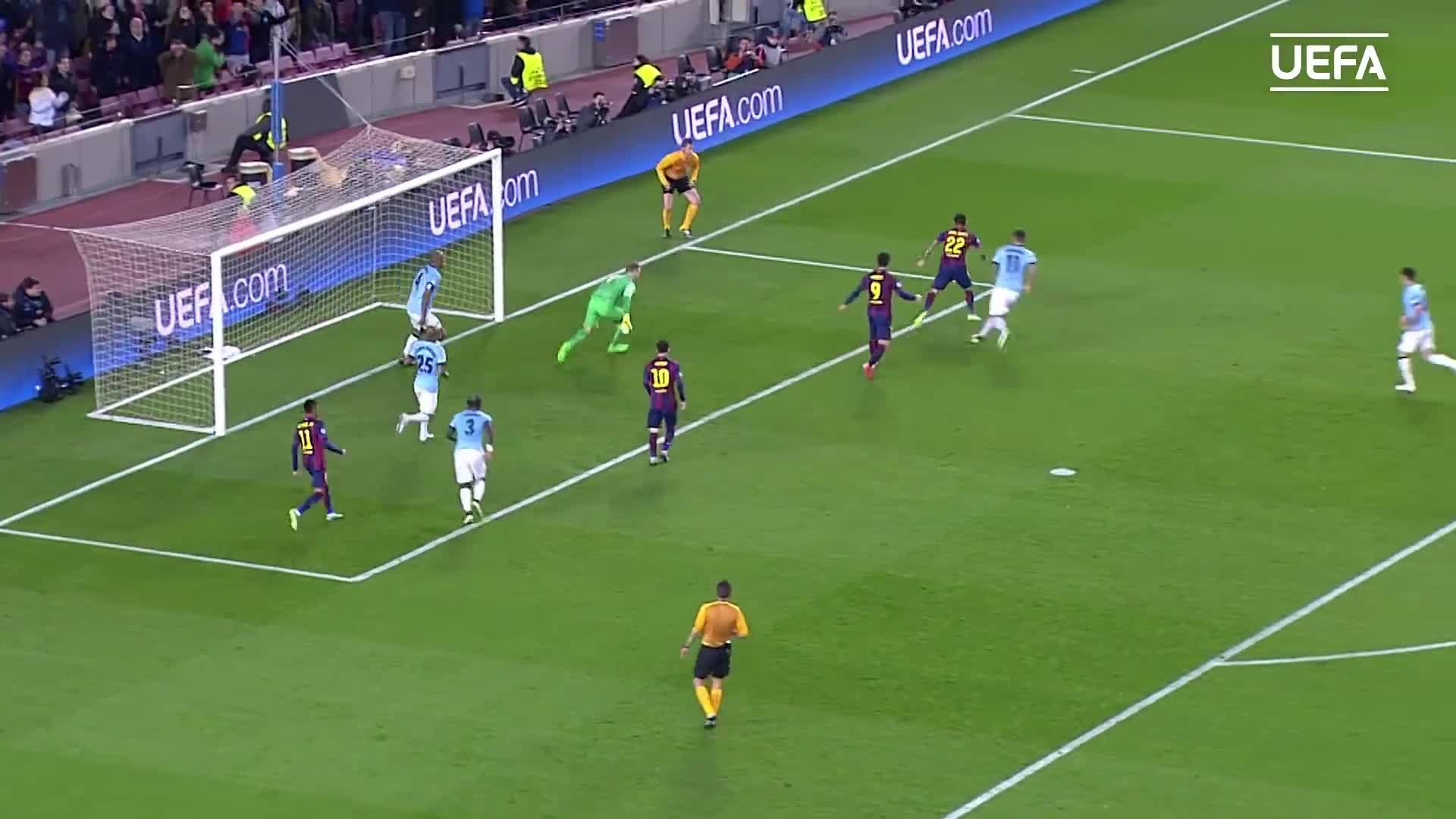 喬哈特只是運(yùn)氣差回顧喬哈特封神之戰(zhàn)高接抵擋MSN的射門(mén)