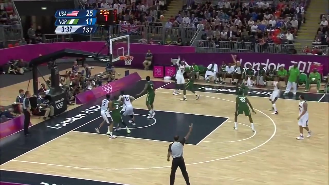 恐怖的得分爆炸力巔峰安東尼上場(chǎng)僅14分鐘就狂轟37分打爆尼日利亞