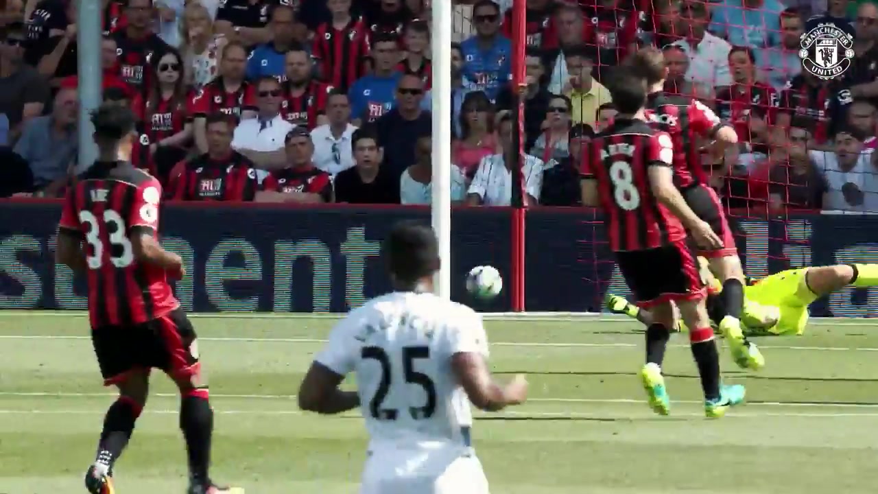 伊布在曼聯(lián)效力的唯一一個完整賽季攻入28球并贏得三座獎杯