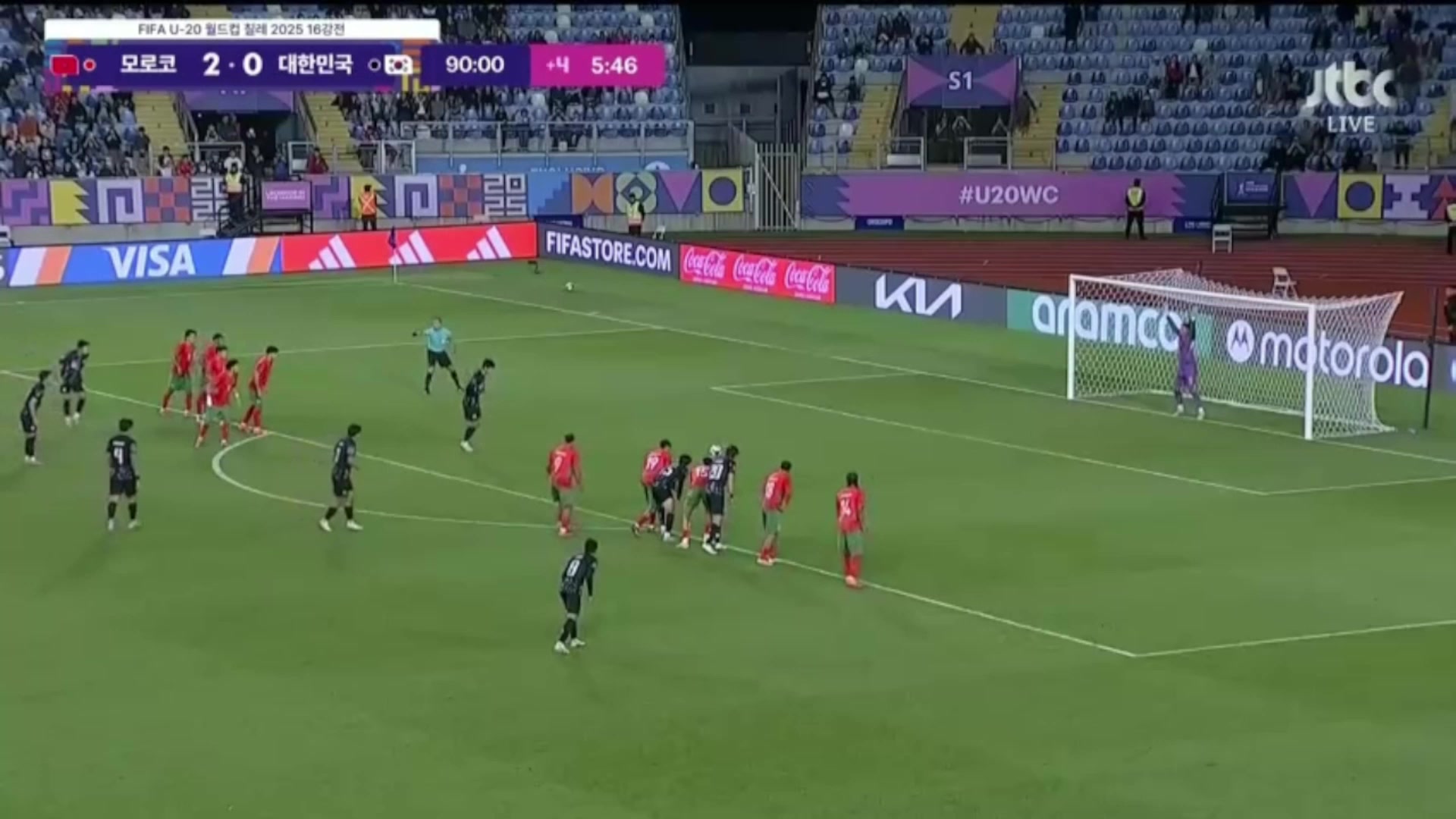 韓國1-2摩洛哥無緣八強U20世青賽亞洲4隊集體回家
