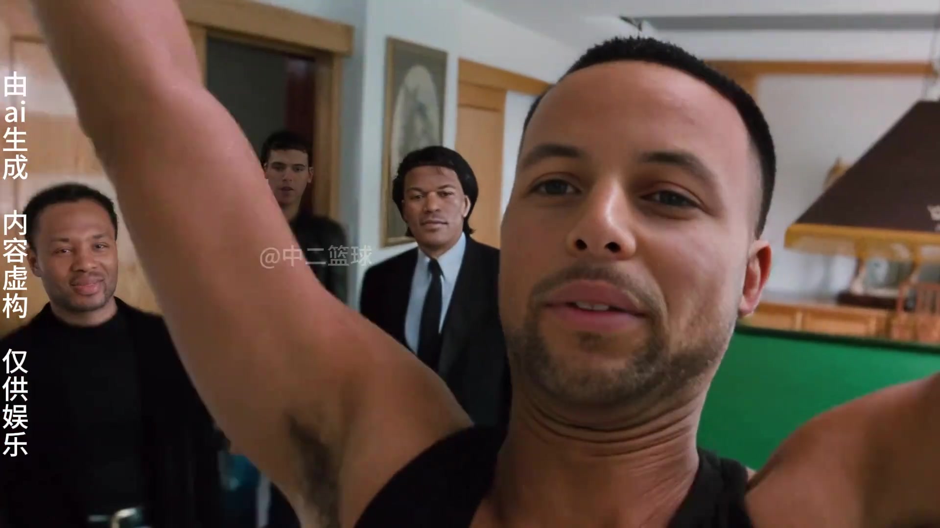 網(wǎng)友用AI惡搞庫(kù)里楊瀚森這古惑仔看得毫無(wú)違和感