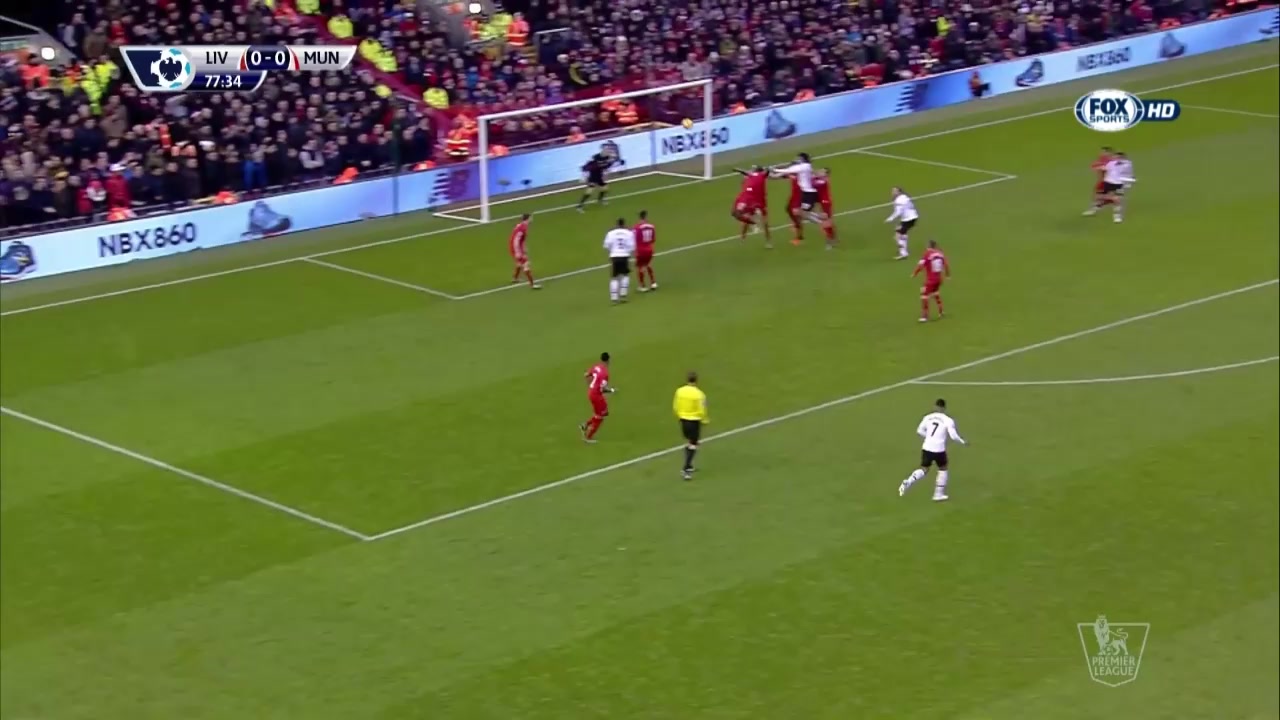 2016年魯尼絕殺利物浦馬奎爾今晚也在同樣的位置進(jìn)球絕殺