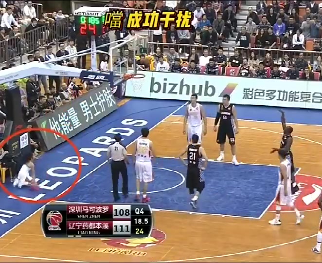 CBA也有性感啦啦隊哈德森此前被啦啦寶貝干擾罰丟關鍵球