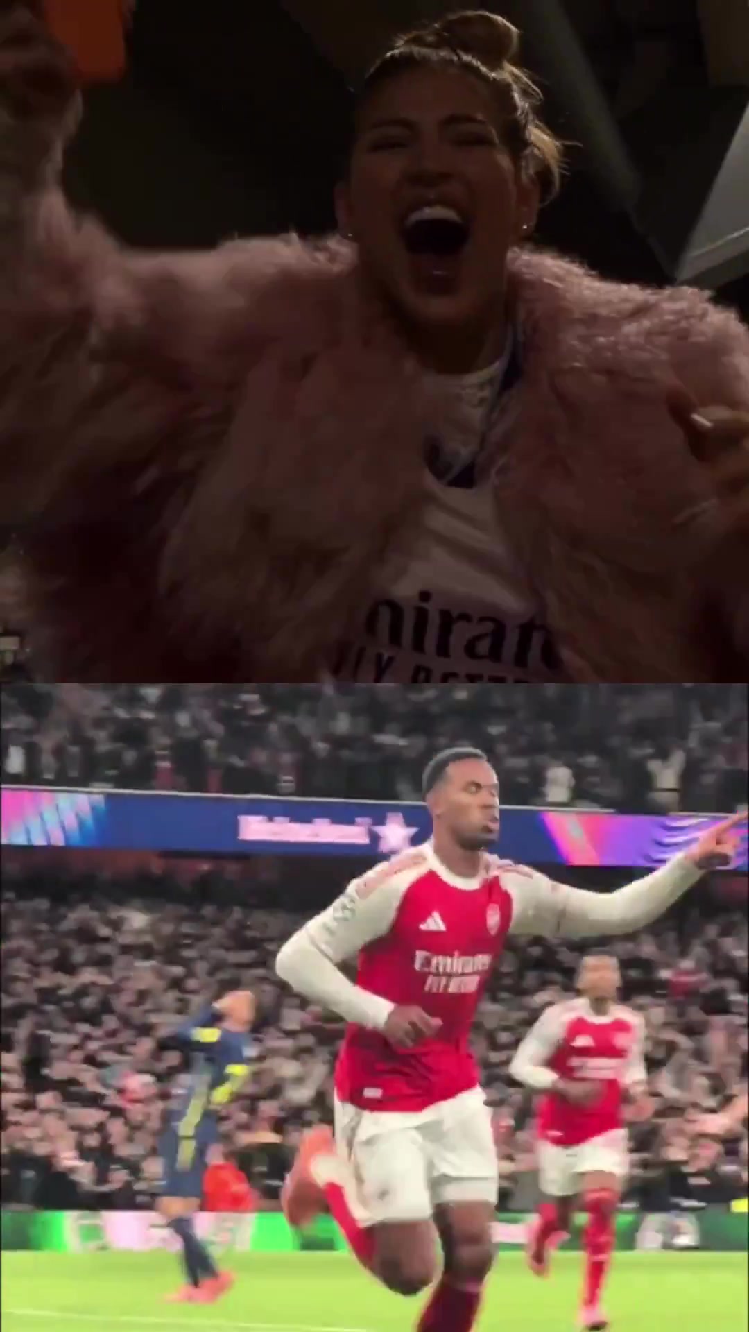 加布里埃爾妻子目睹丈夫進球我渾身顫抖他是本場最佳球員