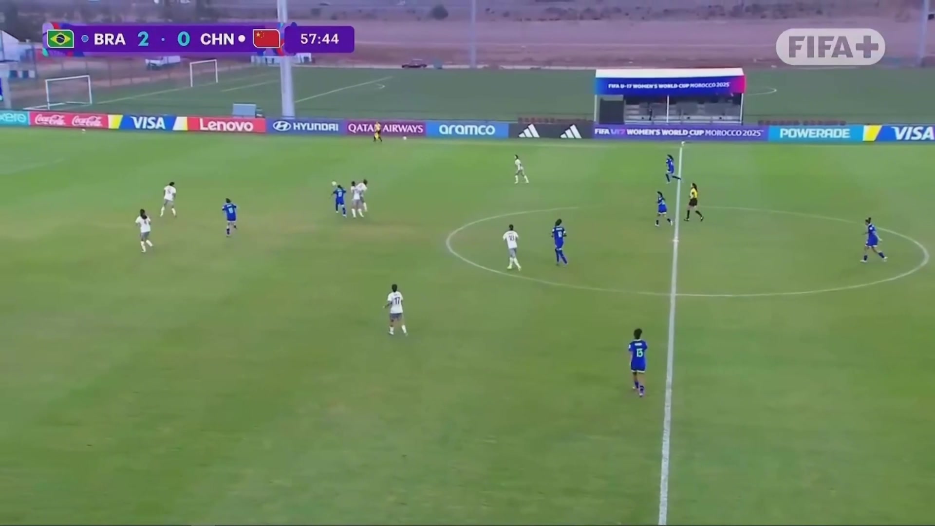 又被進(jìn)了U17女足第58分鐘再丟一球0-3落后巴西女足